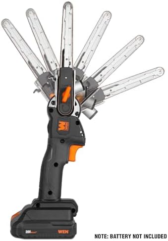 WEN 20V Max Cordless Variable Speed Detailing File Sander, Brushless (Tool Only – Battery Not Included) (20438BT)