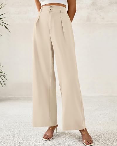 BTFBM Wide Leg Dress Pants Women Business Casual Outfits