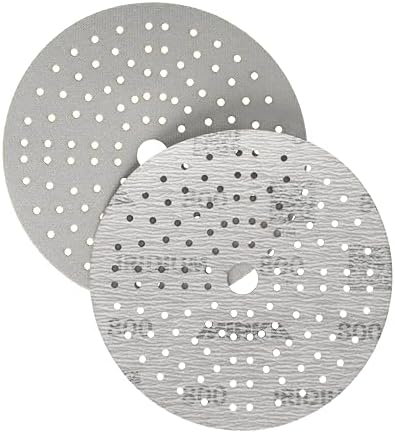 Mirka Iridium Sandpaper 6 Inch Hook and Loop Disc 121 Holes