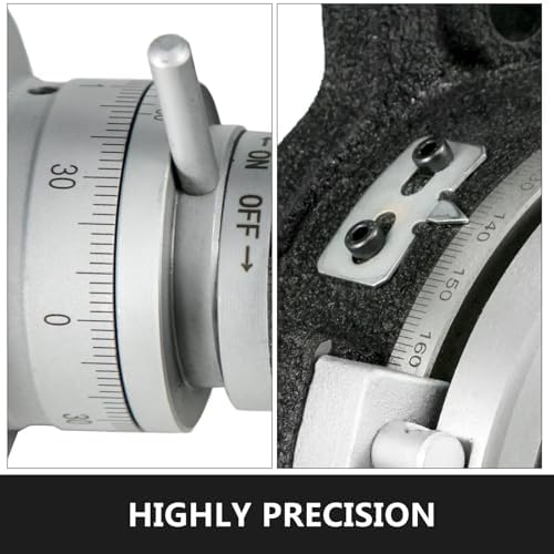 Rotary Table Horizontal Vertical Dividing Plates for Milling Machine Rotary Table Milling Machine Tools (6 IN+4Slot)