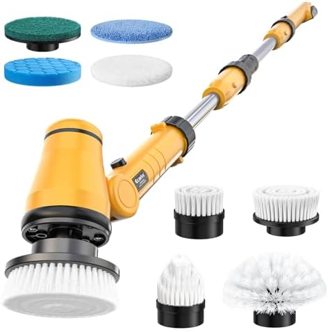 NATBEESY Electric Spin Scrubber Compatible with DeWalt 20V Battery