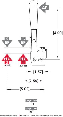 DE-STA-CO 317-S Hold-Down Clamp