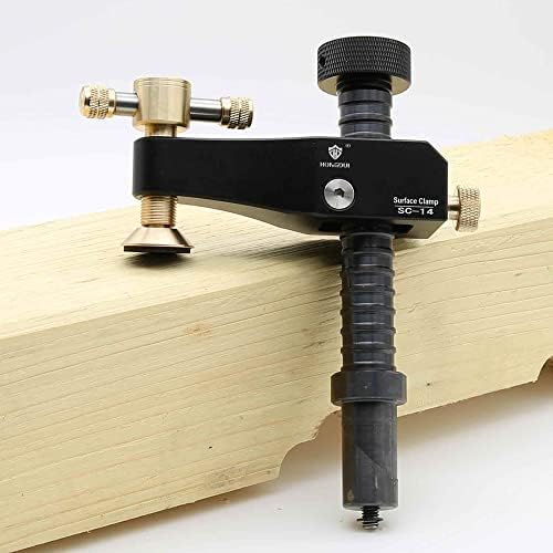 HONGDUI Bench Dog Clamp, 3/4"(19/20mm) Dog Hole Clamp MFT Woodworking Clamp