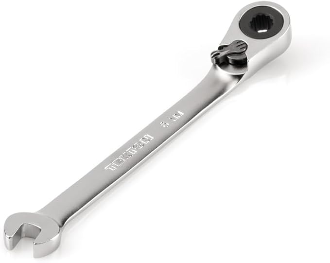 TEKTON 6 mm Reversible Ratcheting Combination Wrench | WRC23406 | 12-Point