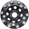 Diamond Grinding Cup Wheel for Hard Concrete Floor, Epoxy Coating Removal, 15 Aggressive Honeycomb Segments, 4.5 Inch 7/8" Arbor, 16/20 Grit