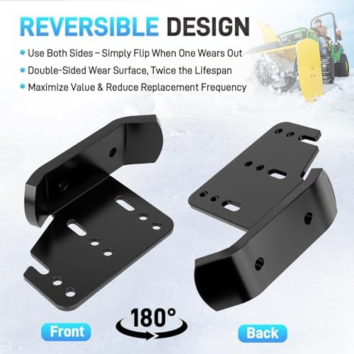 2PCS Snowblower Skid Shoes for 42" 44" 47" 54" Snow Blower Thrower