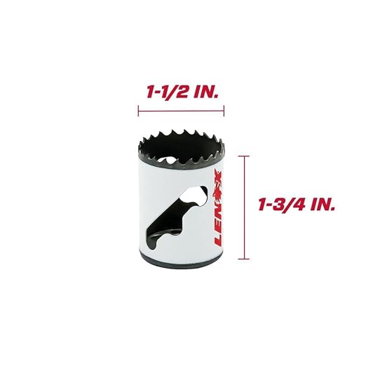 Lenox 1-1/2 Inch Speed Slot Bi-Metal Hole Saw