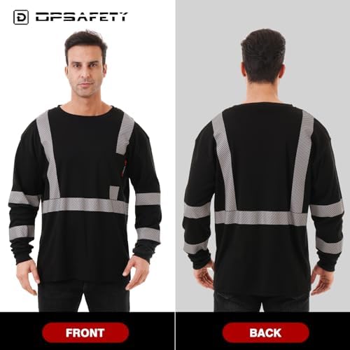FR Shirts for Men, 6oz Hi Vis Flame Resistant Welding Shirt