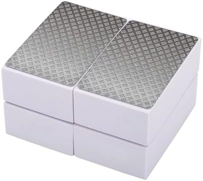 4-Piece 60 Grit Diamond Hand Polishing Pads, Sanding Blocks for Stone, Tile, Glass, and Ceramic