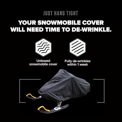 Budge Sportsman Waterproof Snowmobile Cover, Heavy Duty, Fits Up to 145"