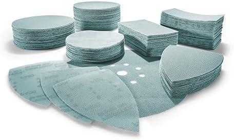 Festool 203293 Granat Net P400 Grit RTS (80x133mm) Rectangular Abrasive Sanding Sheets, 50-Pack