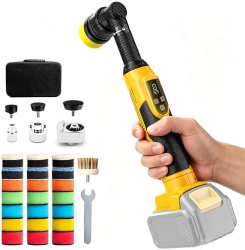 Cordless Mini Buffer Polisher Compatible with Dewalt 20V Battery-8 Speed