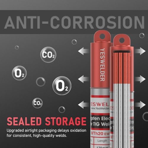 YESWELDER TIG Welding Tungsten Electrode Red Tip
