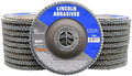 20 Pack Flap Discs 40 Grit 4.5" x 7/8" Sanding Wheels