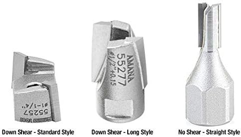 Amana Tool - 56254 Carbide Tipped Mortising Screw Down Shear Cutter 1-1/4 Dia x 11/16"