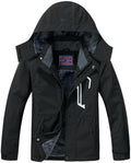 Boys' Waterproof Winter Ski Jacket Removable Hood Snow Coat