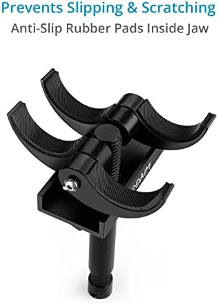 PROAIM Tube Clamp with 5/8" Baby Pin for Tubular Lighting Fixtures. Clamps 38mm Tube Light.