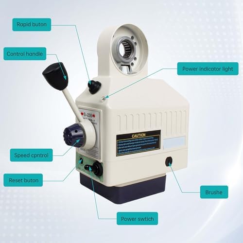 RATTMMOTOR BJS-235 Z-Axis Milling Machine Table Power Feed 110V