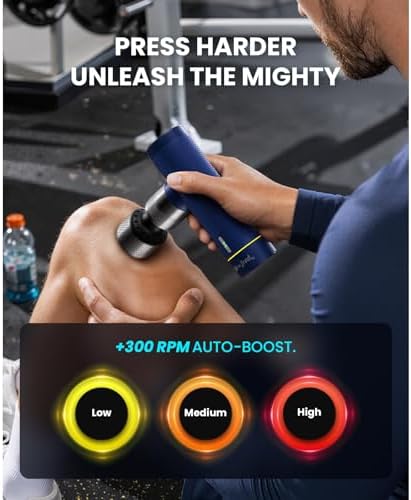BOB AND BRAD A7 Pro Massage Gun with Heat and Cold for Deep Tissue Massage