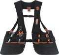WELKINLAND Top-G Construction Leather tool vest, Electrician Tool Vest
