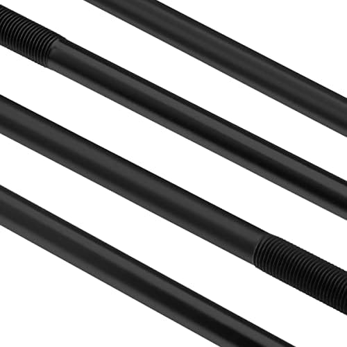 Supreme Suspensions - 4X Heavy-Duty Square Bend U-Bolts for Lifted Applications => 13" Long x 2.5" Wide x 9/16" Threads