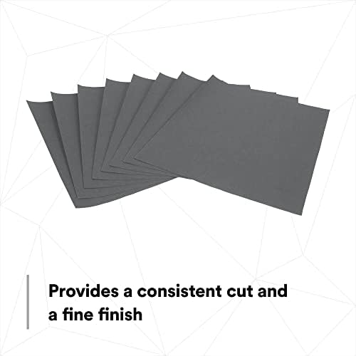 3M Wetordry Abrasive Sheet, 413Q, 02007, 220+ Grade, 9 in x 11 in