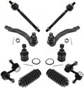 TRQ Front Steering & Suspension Kit Ball Joint Steering Rack & Pinion