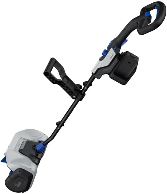 Litheli 40V Cordless Snow Shovel with Adjustable Handle, 14-Inch Brushless Battery-Powered Snow Blower with 2 * 5.0Ah Battery for Driveways, Sidewalks, Decks & Patios - Easysurge technolog