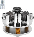 5 Inch Bush Hammer Tool, Coating Removal Stone Texturing, Concrete Surface Roughening Tool for Variable-Speed Angle Grinders&Polishers (Arbor: 5/8"-11 Threaded), with a M14 Thread Converter