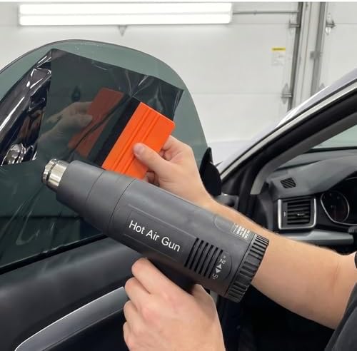 Spanno Heat Gun for Vinyl Wrap, Car Wrap Kit Includes Cutters and Squeegees