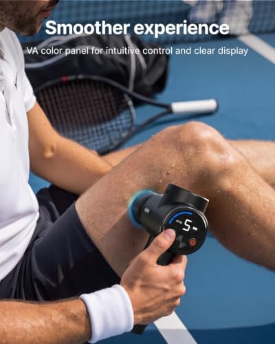 RENPHO Active Thermacool 2 Red Massage Gun with Infrared Heating, Cool Head
