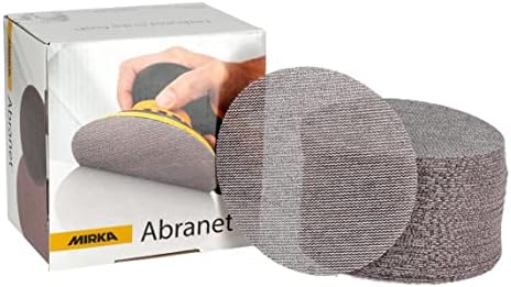 Mirka Abranet Sanding Mesh Discs 80 Grit 5 Inch Hook and Loop