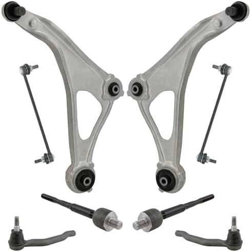 TRQ Front Steering and Suspension Kit Tie Rods Control Arms Ball Joints