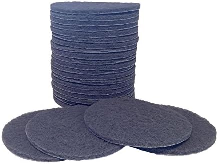 6 Inch Sanding Discs 600-800 Sandpaper 25Pack Ultra Fine Grey-Durable 6 Inch Non Woven Surface Conditioning Discs Dry Sanding Countertops Auto Body Repair Marine Paint Plastics Metal Fiberglass