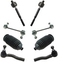 TRQ Front Steering & Suspension Kit Steering Rack & Pinion Bellow Sway Bar