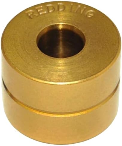Redding Reloading Titanium Nitride 1/2'' O.D. x 3/8'' Long Neck Sizing Bushing | Precision Steel Reloading Bushing with Increased Surface Hardness & Reduced Sizing Friction