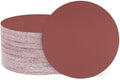HARFINGTON 50 Pcs 5 Inch Sanding Discs 600 Grit Red Aluminum Oxide