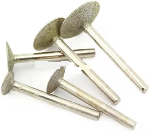 Grinding Wheel for Drill 16/20/25/30/35mm Diamond Grinding Needle Bit Mounted Point Carving Tools Shank 6mm 1/4" for Gemstone Jewelry(Head Diameter 20 mm)