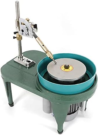 Gemstone Faceting Machine, 2800RPM Jewel Polisher Tool, 110V Rock Angle Grinding Cutting Machine With Faceted Manipulator for Carving, Drilling, Cleaning, Jade, Stone, Wood, Gold, Crafts
