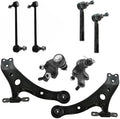 TRQ Front Steering & Suspension Kit Ball Joint Control Arm Sway Bar