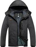 GEMYSE Men's Winter Ski Jacket Waterproof Snow Coat with Detachable Hood