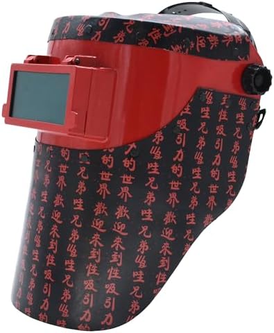 WoahBros Flip-Up Welding Helmet | Sugar Scoop Welding Hood | Fits 2x4 Cheater Lens (Not Included) | Art of War