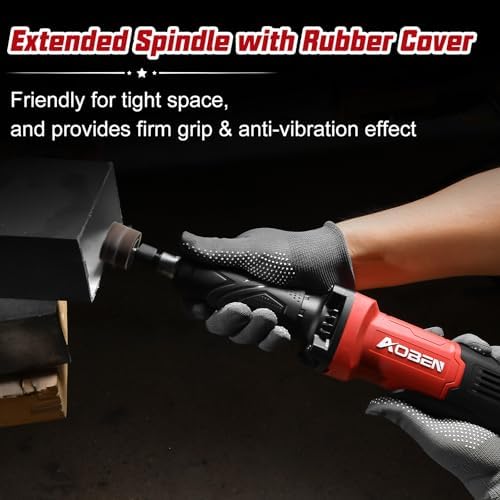 AOBEN Power Die Grinder Tool, 1/4" Electric Corded Die Grinder, 28000 RPM Heavy Duty Low Noise for Metal Grinding, Polishing, Deburring, Welding Repair