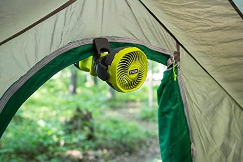 Ryobi RCF18-0 18V ONE+ Cordless 10cm Clamp Fan (Bare Tool) Hyper Green