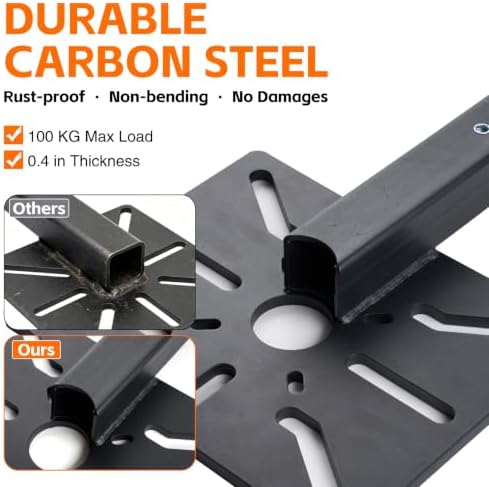Heavy Duty Bench Grinder Stand Mount Vise and Grinder, Wall and Table Mounting, Workbench Receiver Hitch Style Tool Mount, Grinder Stand Suitable for Grinders, Vises, Drill Press, etc
