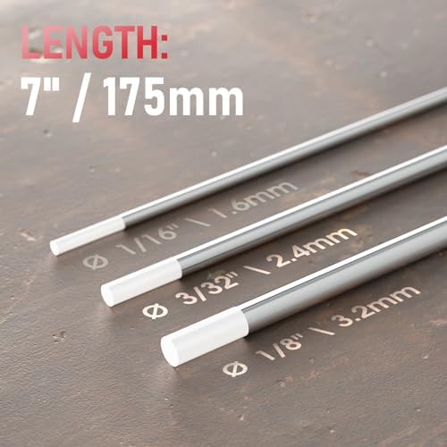 YESWELDER TIG Welding Tungsten Electrode 0.8% Zirconiated