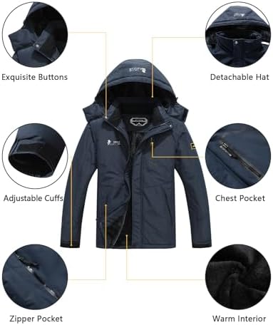Men's Ski Jacket Winter Coat