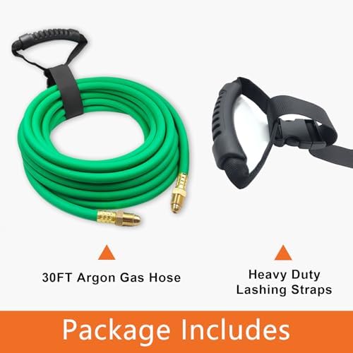 30FT Argon Hose, Inert Gas Welding Hose for MIG/TIG Regulators & Flowmeters