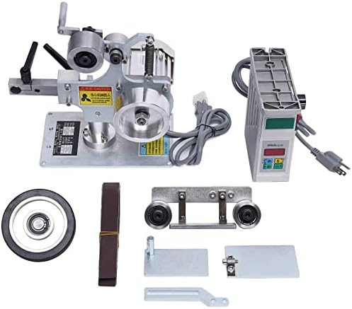 Abrasive Belt Machine 30'' x 1'' DIY Desktop Belt Sander Vertical Horizontal Belt Polisher Sharpener Grinder with Brushless Motor 550W Fixed Angle Sharpening Polishing Machine
