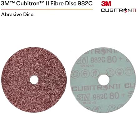3M Cubitron II Fibre Disc, 982C, 60+, 4-1/2 in x 7/8 in, Die 450E